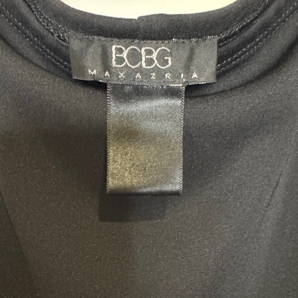 BCBG Y2K Black Skirt with Embroidered Hem - Picture 2 of 11